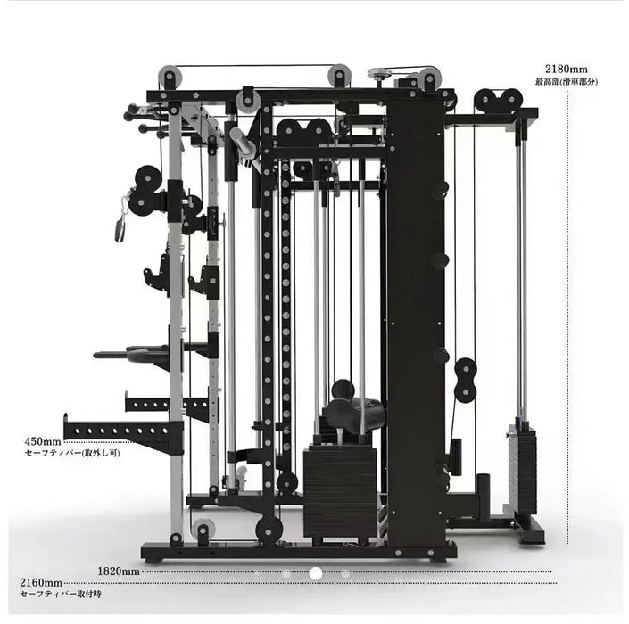 Fitness Commercial and home Gym Equipment Multi Functional Smith Machine station trainer