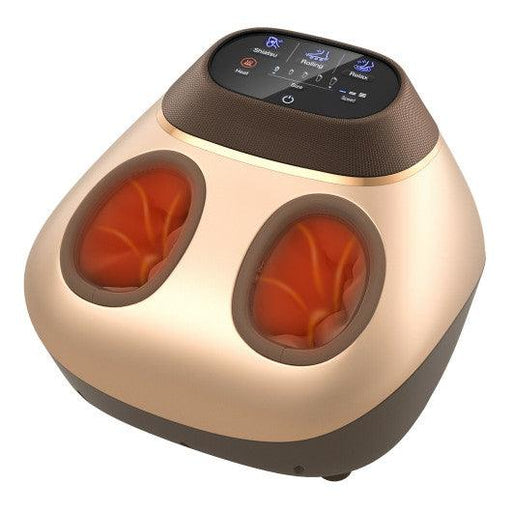 Shiatsu Foot Massage Machine with Air Compression-Golden | Golden | ZEBRA MASSAGE CHAIRS