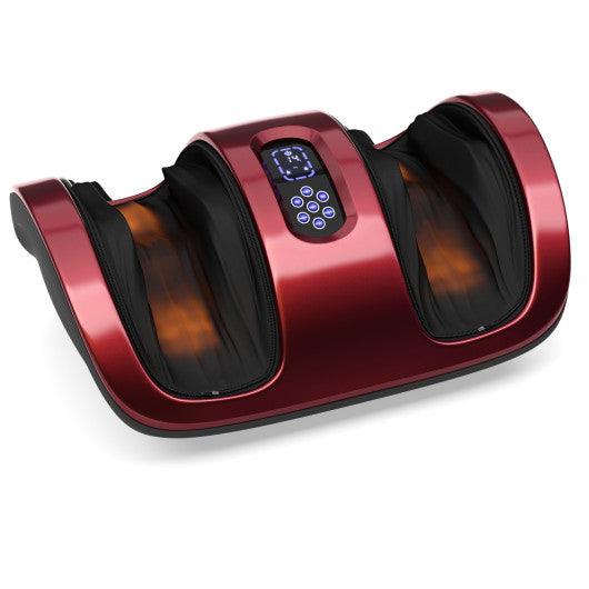 Shiatsu Foot Massager with Kneading and Heat Function -Red | Red | ZEBRA MASSAGE CHAIRS