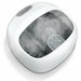 Steam Foot Spa Massager With 3 Heating Levels and Timers-White | White | ZEBRA MASSAGE CHAIRS