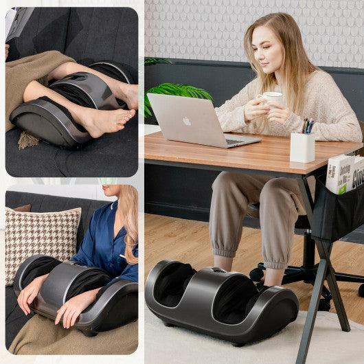 Shiatsu Foot Massager with Kneading and Heat Function -Gray