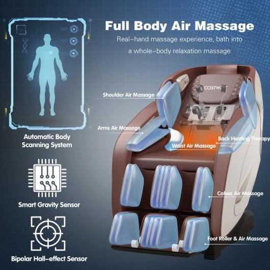 Full Body Zero Gravity Massage Chair with SL Track  Heat