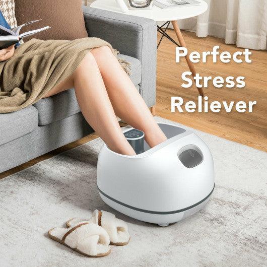 Steam Foot Spa Massager With 3 Heating Levels and Timers-White