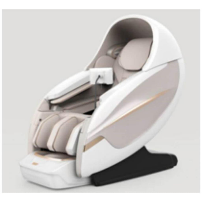 Eclipse AI Smart Massage Chair with Voice Control | Pearl White | ZEBRA MASSAGE CHAIRS