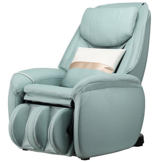 Full Body Zero Gravity Massage Chair with Pillow-Green | Green | ZEBRA MASSAGE CHAIRS