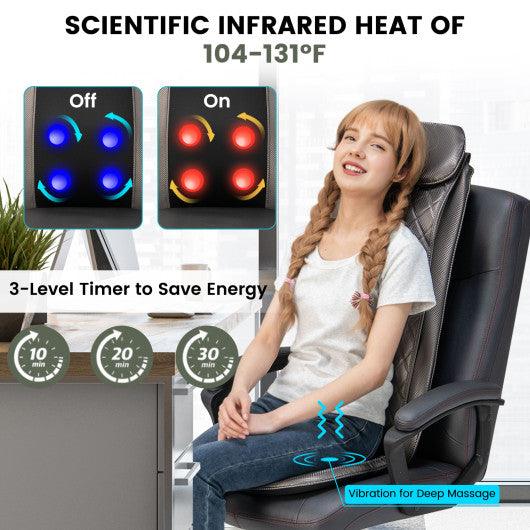 Massage Chair Pad with Heat and Vibration