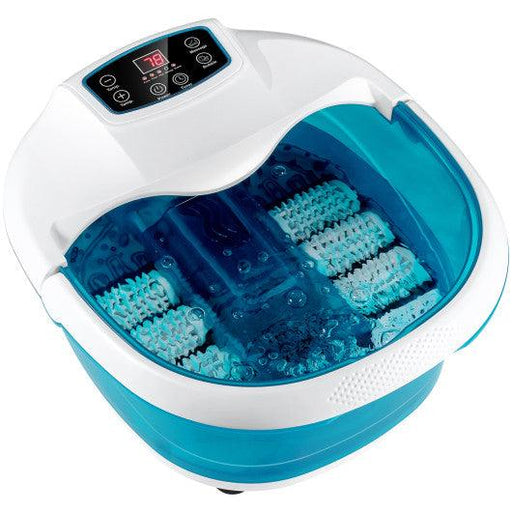 Foot Spa Tub with Bubbles and Electric Massage Rollers for Home Use-Blue | Blue | ZEBRA MASSAGE CHAIRS