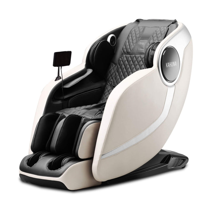 Kahuna Elite Massage Chair EM ARETE | IVORY/BLACK | ZEBRA MASSAGE CHAIRS