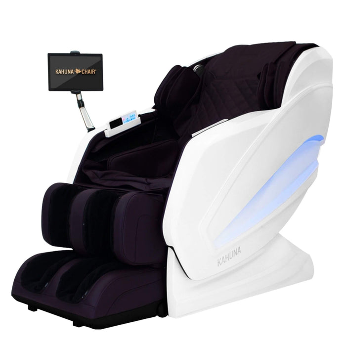 Kahuna Kappa 4D Massage Chair | Purple/White | ZEBRA MASSAGE CHAIRS