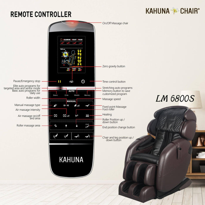 Kahuna LM-6800S Massage Chair - Army Edition