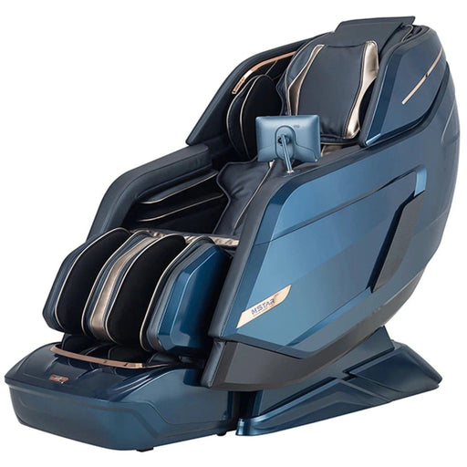 MS-239 Deluxe Smart Touch Screen 4D Massage Chair | Blue | ZEBRA MASSAGE CHAIRS