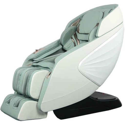 MS-253 Massage Chair 4D - Save Space, Get a Massage! | White / Bule | ZEBRA MASSAGE CHAIRS