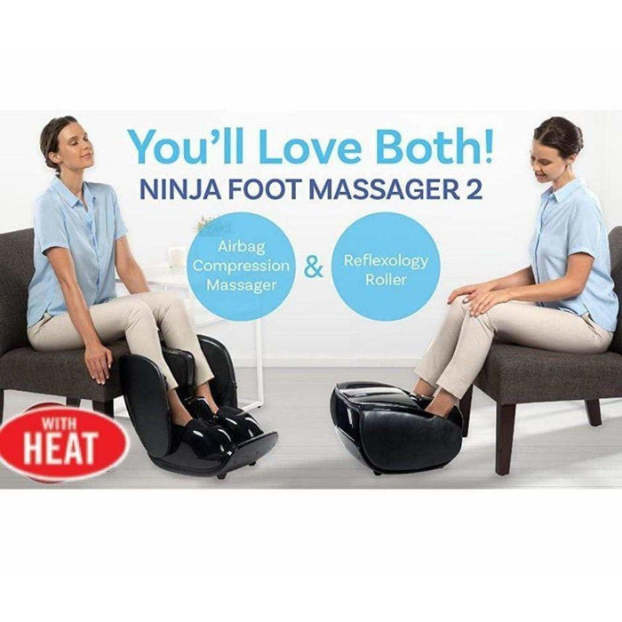 The Ninja Heated Foot Massager for Therapy 2 in 1